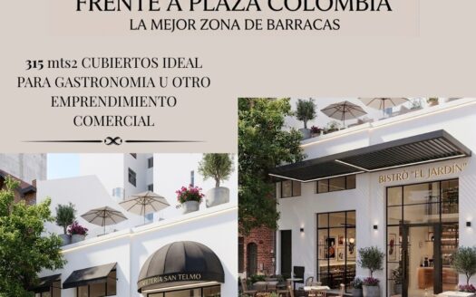 Vendo Local en Barracas frente Plaza Colombia (zona premium)