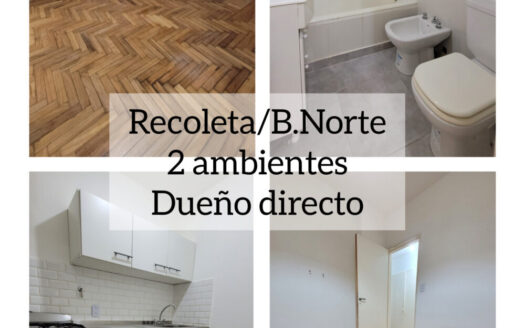 DEPARTAMENTO EN ALQUILER | RECOLETA